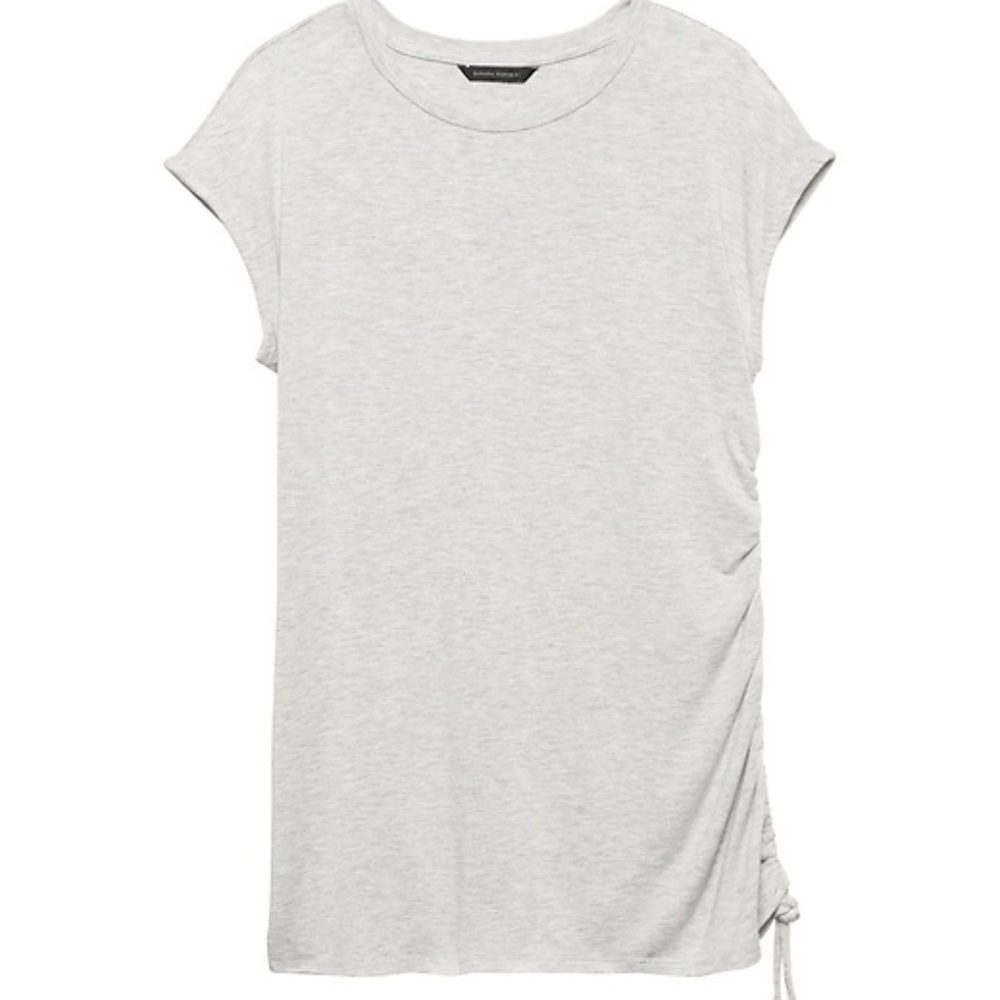 NWT Banana Republic Soft Stretch Modal Ruched Top